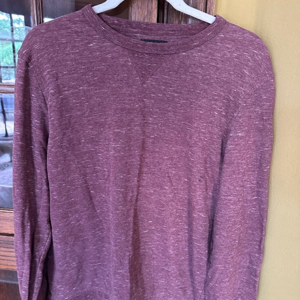 01.ALGO sweatshirt -  light maroon w/ faint white texture - excellent condition